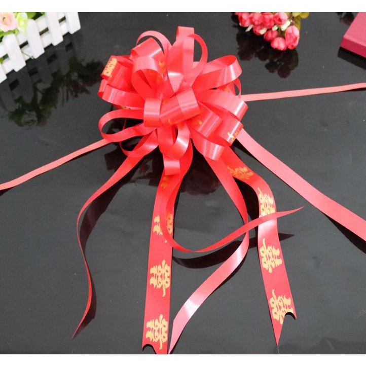 New Design Wedding car decoration flower Pull Bow Ribbons Gift Birthday Party Supplies Home Decoration DIY(723L) - Image 10