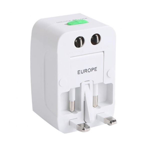 Universal AC Electric Plug Adapter 2 User Ports Word Travel Power Charger Socket Adapter with UK EU US AU Plug(2064L) - Image 8