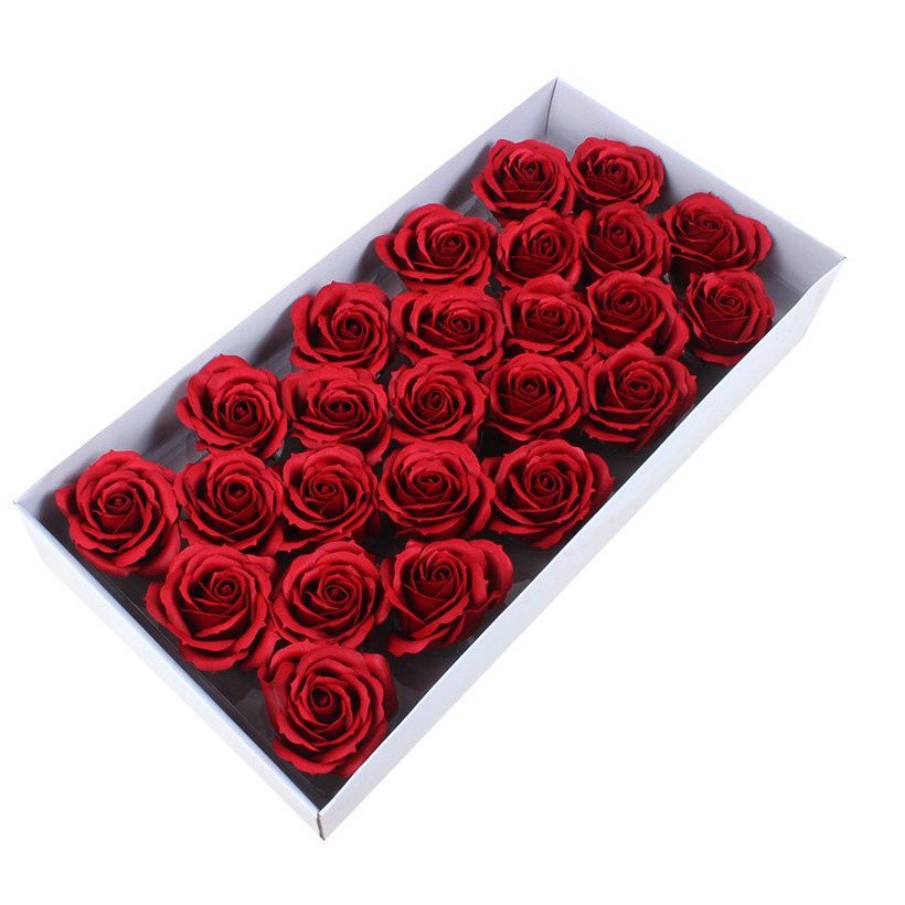 25pcs 5 Layer Rose Soap Flower Head Wedding Valentine's Day Christmas Gift DIY Artificial Flowers Home Decor(2082L) - Image 16