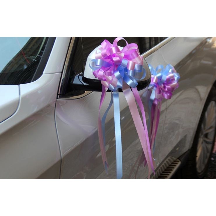 New Design Wedding car decoration flower Pull Bow Ribbons Gift Birthday Party Supplies Home Decoration DIY(723L) - Image 14