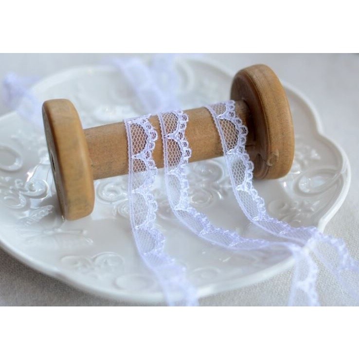 5 yards Beautiful White Lace, DIY Crafts/Wedding/Clothing/Lace Ribbon Gift Wrapping And Other Accessories(1429L) - Image 5
