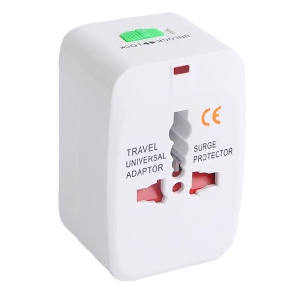 Universal AC Electric Plug Adapter 2 User Ports Word Travel Power Charger Socket Adapter with UK EU US AU Plug(2064L) - Image 6