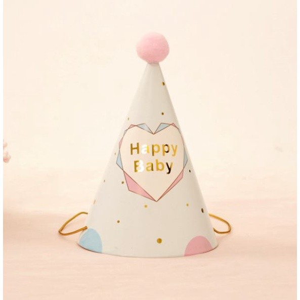 Kids Birthday Hat Happy Birthday Paper Hats Cap Prince Princess Crown Party Decoration for Boy Girl Birthday(1359L) - Image 12