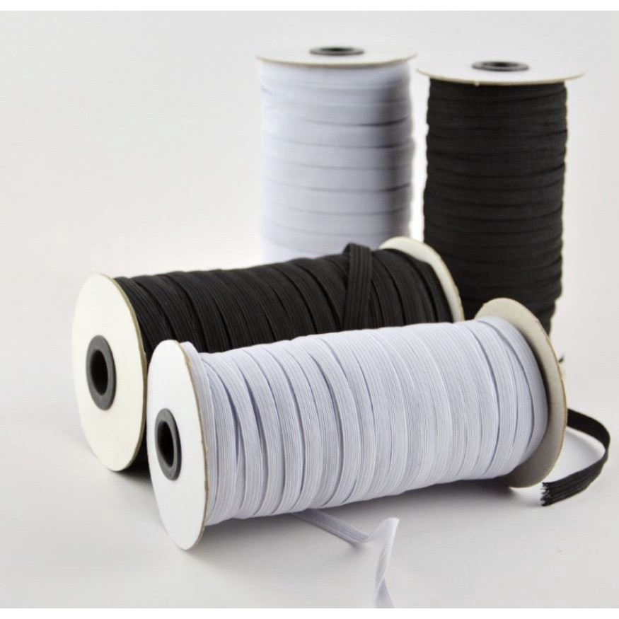 1yard 4/5/6/8/10/12/20mm Flat Elastic Band White Nylon Rubber Waist Band for Pregnant Baby DIY Sewing Garment 松紧带(1947L) - Image 6