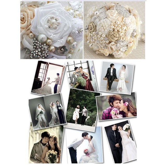 1roll 6/8/10mm Half Round Pearl Beads Chain Garland Flowers Acrylic Beads For Wedding Decoration 半面定位连线珠链 (2061L) - Image 2