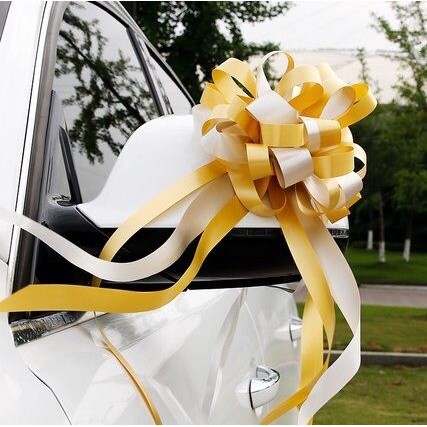 New Design Wedding car decoration flower Pull Bow Ribbons Gift Birthday Party Supplies Home Decoration DIY(723L) - Image 6