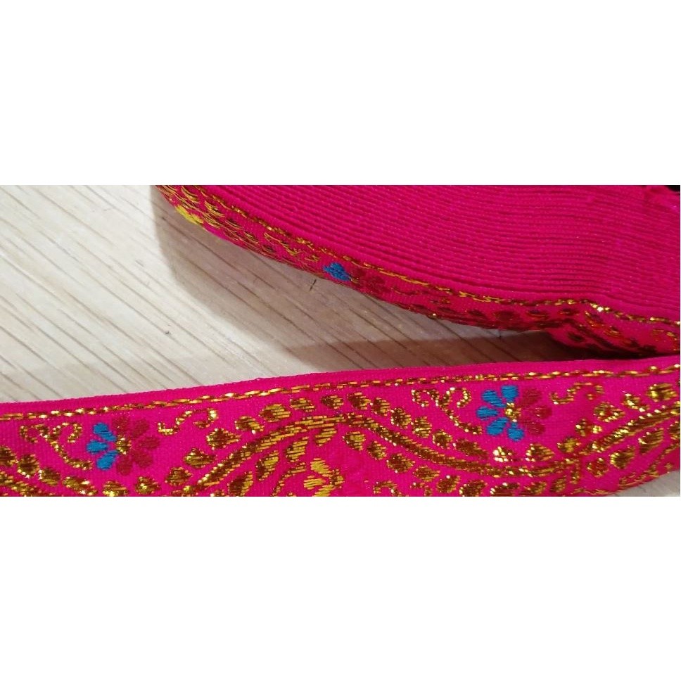 1yard Multicolor Braided Lace Trim Ribbon for Home Party Decoration DIY Clothes Sewing Accessories Lace 民族民族花边 (2077L) - Image 9