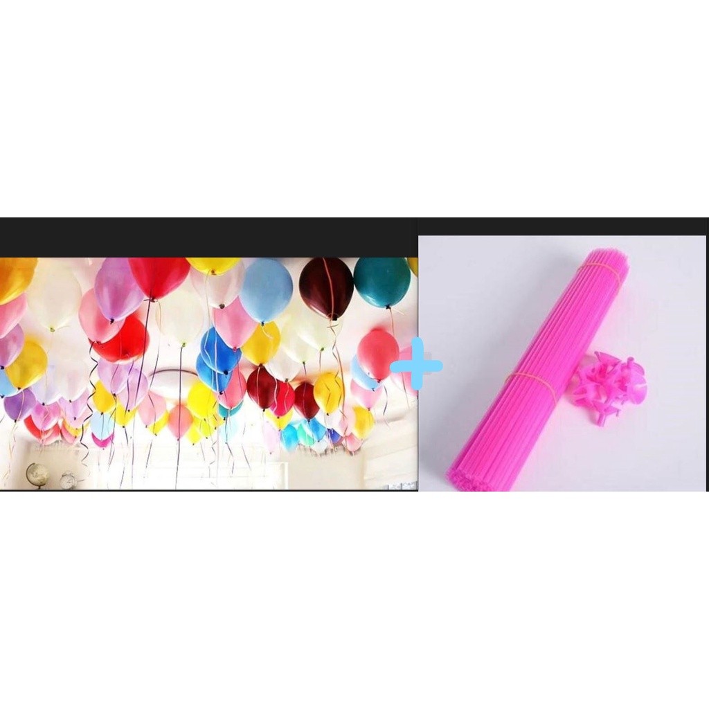 1pc Foil Balloon Accessories Balloon Holder Sticks with Cups Party Supplies Decoration+1pc 10inch 1.2g Pearl Ball(1584L) - Image 11