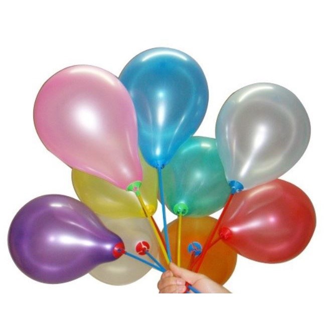 10pcs/pack 27cm Balloons Holder Sticks with Cup Latex Balloon colorful stick PVC Rods Party Supplies(410L) - Image 3