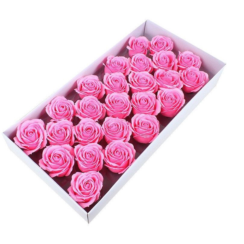 25pcs 5 Layer Rose Soap Flower Head Wedding Valentine's Day Christmas Gift DIY Artificial Flowers Home Decor(2082L) - Image 18