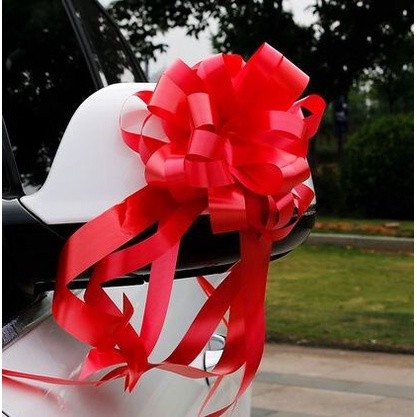New Design Wedding car decoration flower Pull Bow Ribbons Gift Birthday Party Supplies Home Decoration DIY(723L) - Image 9
