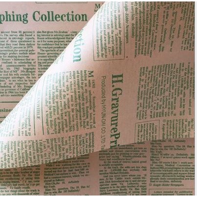 50x70cm Gift Wrapping Paper Roll Vintage Newspaper Double Sided Wrap Decor Art Kraft For Christmas Party(1346L) - Image 12