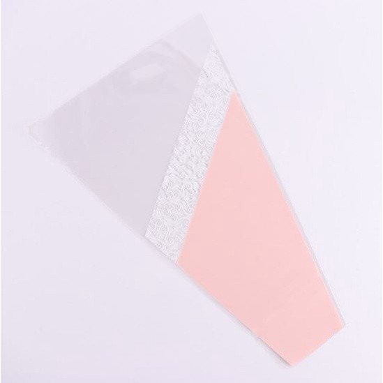 10pcs Rose Plastic Package Transparent Flower Bouquet Wrapping Paper Plastic Opp Bag Floral Packaging Bags (555L) - Image 11