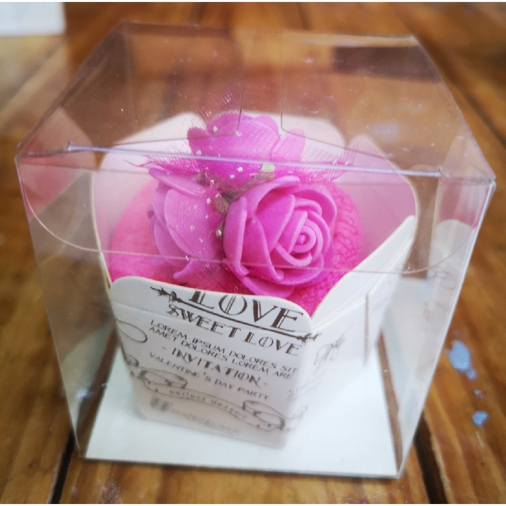 READY IN STOCK 20x20cm Creative Towels Flower Cup Cake Pack Cotton Hand Towels Face Washing Towel Party Gifts(193L) - Image 6