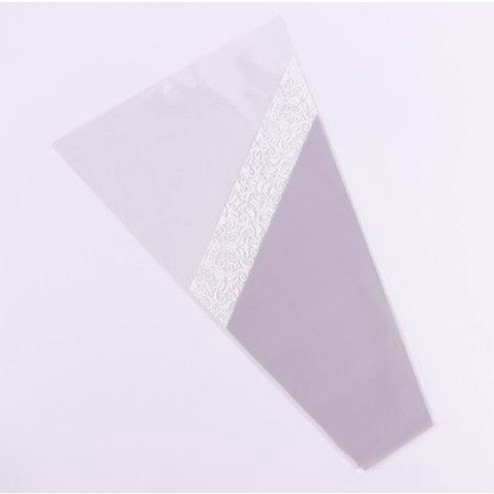 10pcs Rose Plastic Package Transparent Flower Bouquet Wrapping Paper Plastic Opp Bag Floral Packaging Bags (555L) - Image 10