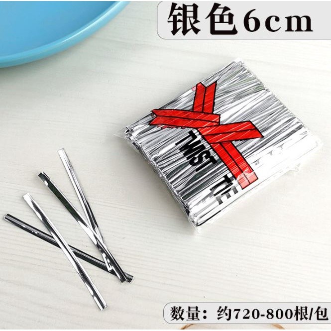 6/8/10cm Lucia crafts Twist Ties Packaging Rope Wire Belt For Food Bread Cookies Bakery Bags Seals 金属扎带包装袋扎条 (170L) - Image 15
