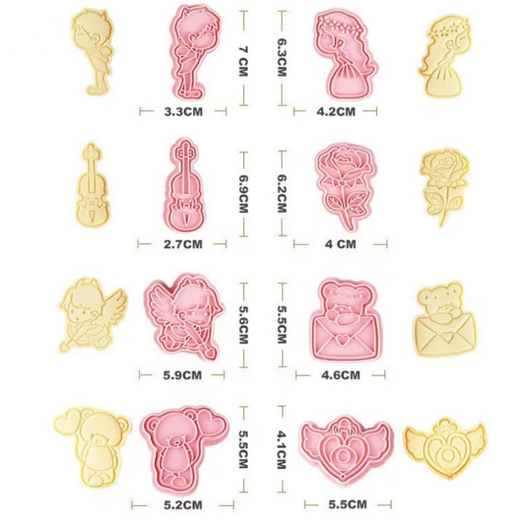 Mini Frame Sweets Anime Molds Dog Mold Cookie Stamps Cutters Pastry Cutter Baking Accessories Tools Kitchen饼干模具(2208L) - Image 13