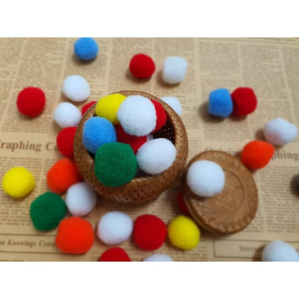 10/12/15/20/25/30mm Mini Fluffy Soft Pom Poms Pompoms Ball Handmade Kids Toys Wedding Christmas Decor DIY Sewing(845L) - Image 20