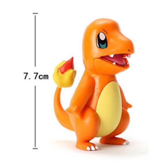 Pokemon Action Figures 1pc or Set/6pcs Pikachu Hand-made Duck Turtle Toy Figure Cake Ornaments 皮卡丘公仔(1791L) - Image 9