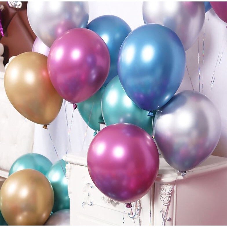 100pcs 10inch 4.5g Glossy Metal Pearl Latex Balloon Helium balloon Wedding Birthday Party decoration(599) - Image 7