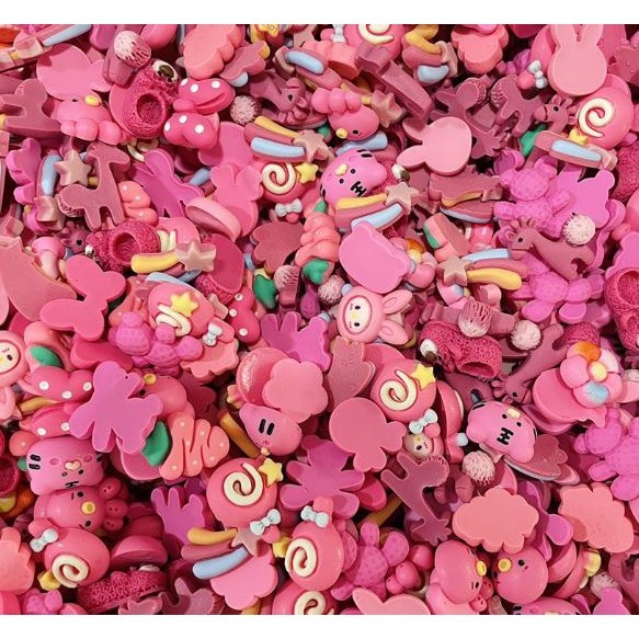 10pcs/pack Cartoon Animal/Flower Resin Flatback Slime Charms Cream Glue Resin Accessories for DIY Crafts(2139L) - Image 17