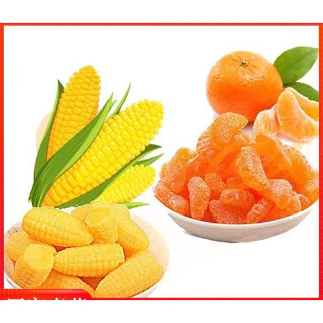 100g Orange Segment Fruit Gummies Snack Candy Bulk Fruit Candy Corn Candy(2125L) - Image 2
