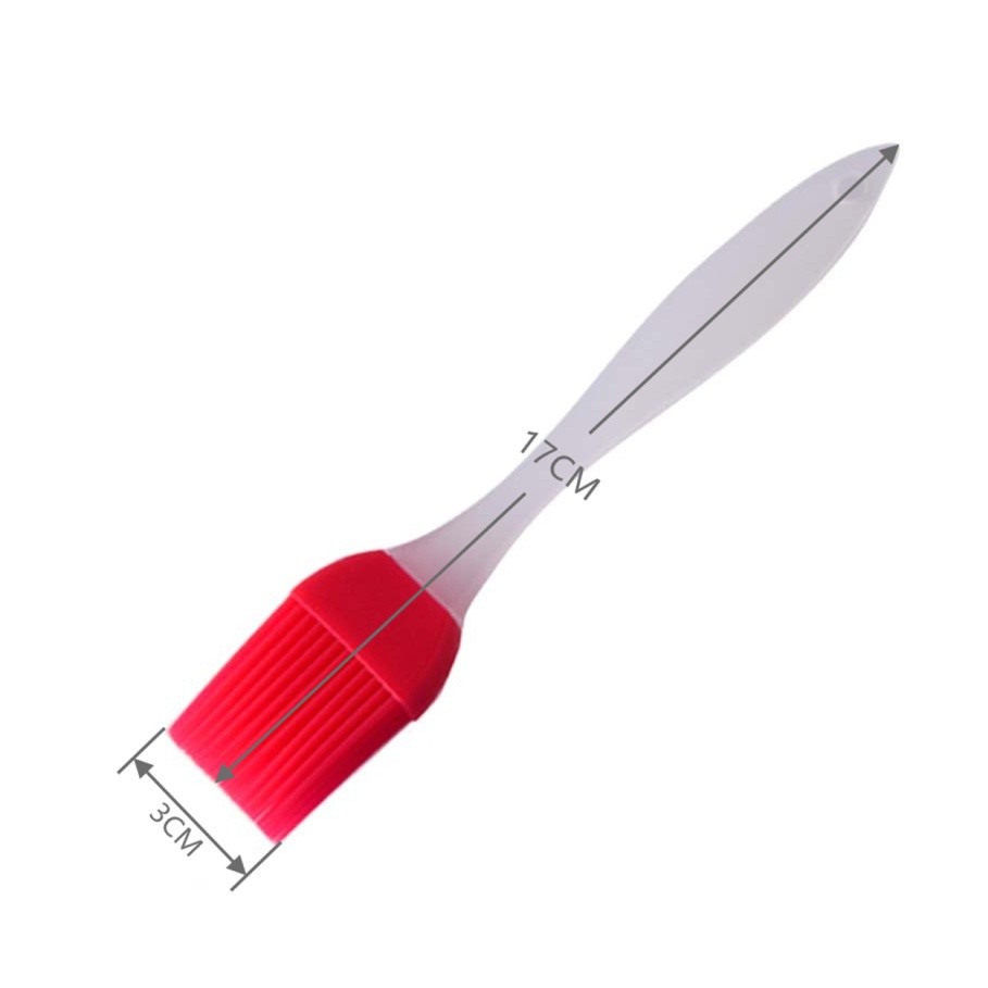 Barbecue Brush Split Type High Temperature Resistant Silicone Oil Brush Cake Baking Cream Cooking Kitchen 手柄硅胶毛刷(2191L) - Image 5