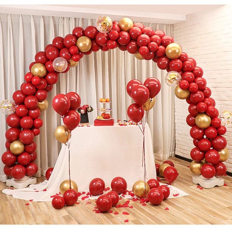 100pcs 10inch 4.5g Glossy Metal Pearl Latex Balloon Helium balloon Wedding Birthday Party decoration(599) - Image 4