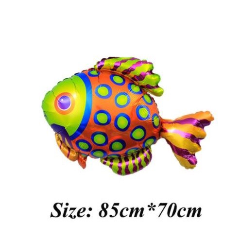 Large Fish Balloons Foil Shark Octopus Balloon Sea World Globos Birthday Party Decorations Kids Inflatable Toys(1607L) - Image 4