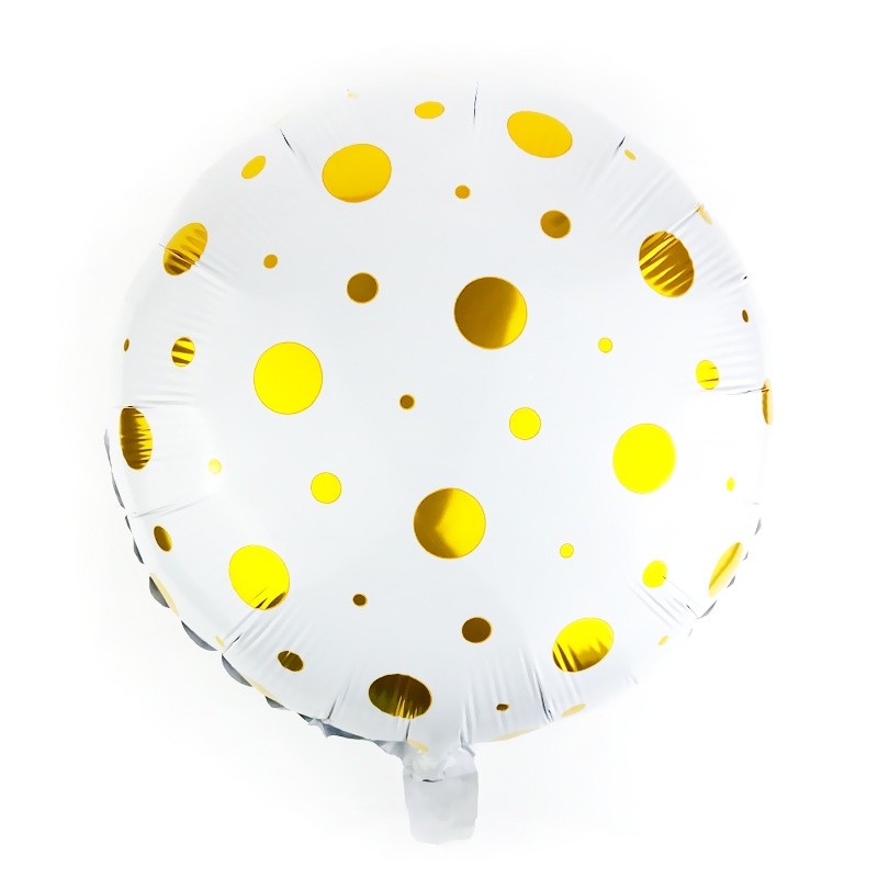 18inch Corrugated Dot Aluminum Balloon Wave Pattern Balloon Round Decoration Festival Party Supplies(212L) - Image 6