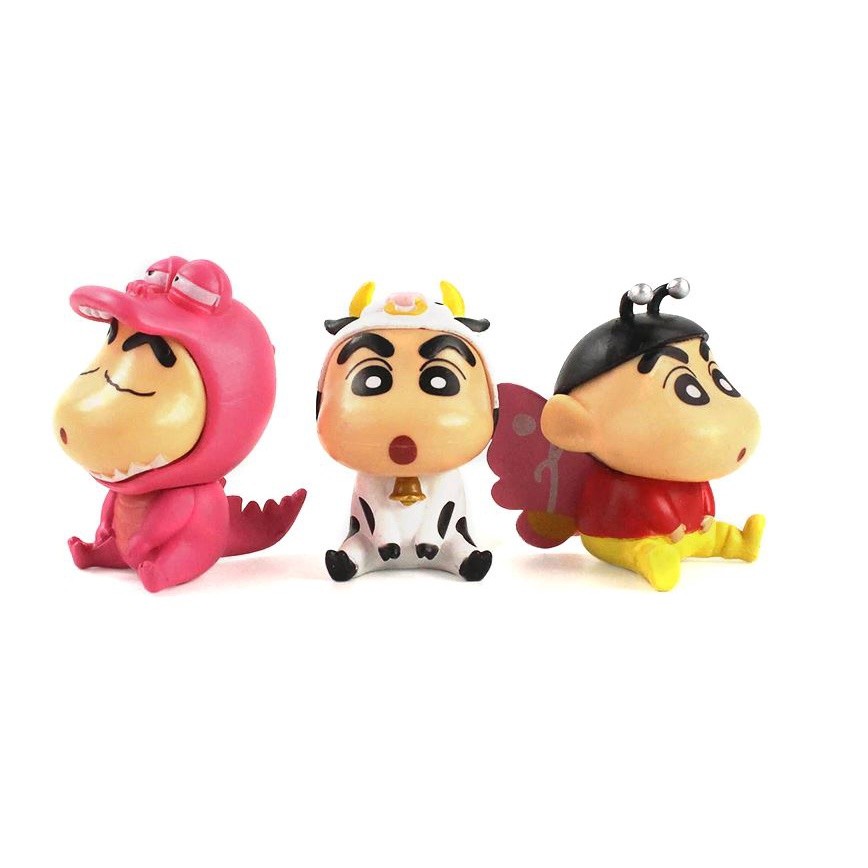 1pcs Crayon Shin-Chan Figures Shinnosuke Nohara Shinchan Cosplay Animals Bird Cat Dog Cow Rabbit Butterfly(964L) - Image 5