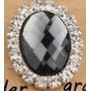 Vintage oval pearl-encrusted rhinestones Glass drill disk drill buckles Manual DIY hair accessories(339L) - Image 19