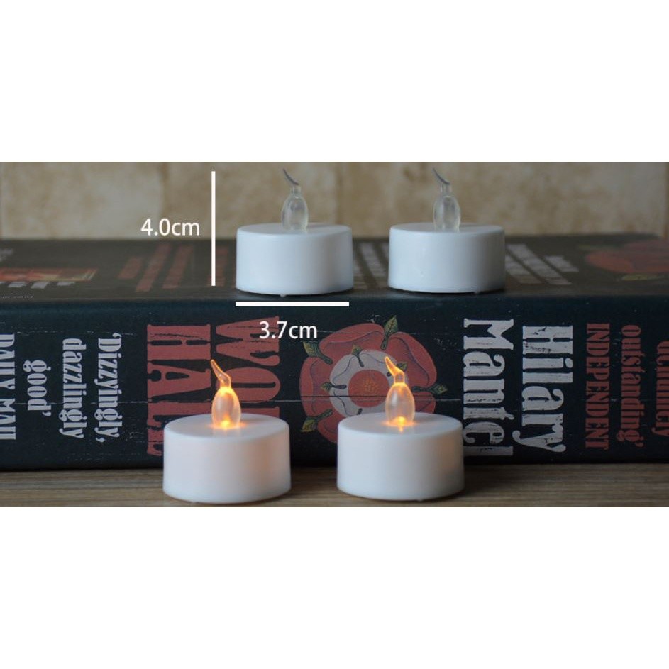 Battery Operated Flameless Led Small Candle Battery Powered Tea Lamp Flashing Christmas Wedding Wedding (1096L) - Image 5