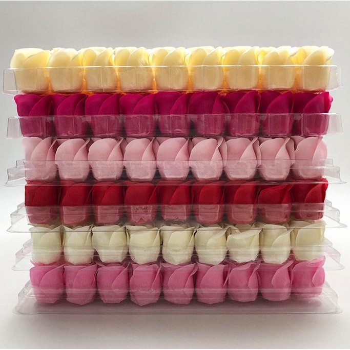 1pc 3.5cm diameter Rose Soap Flower Head Three-layer No Base Rose Soap Flower Head Eternal Flower (502L) - Image 6