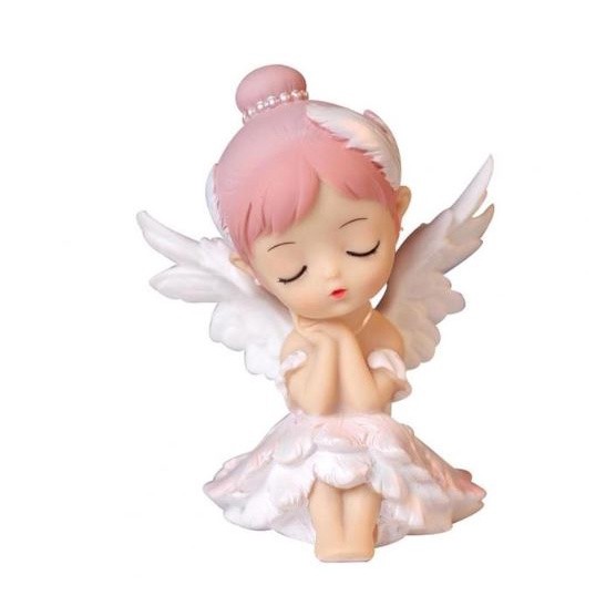 Girl Figurine Fashion Fairy Garden Ballet Girl Figurine Lightweight Girl Figure Car Ornament Angel Decor(1963L) - Image 7