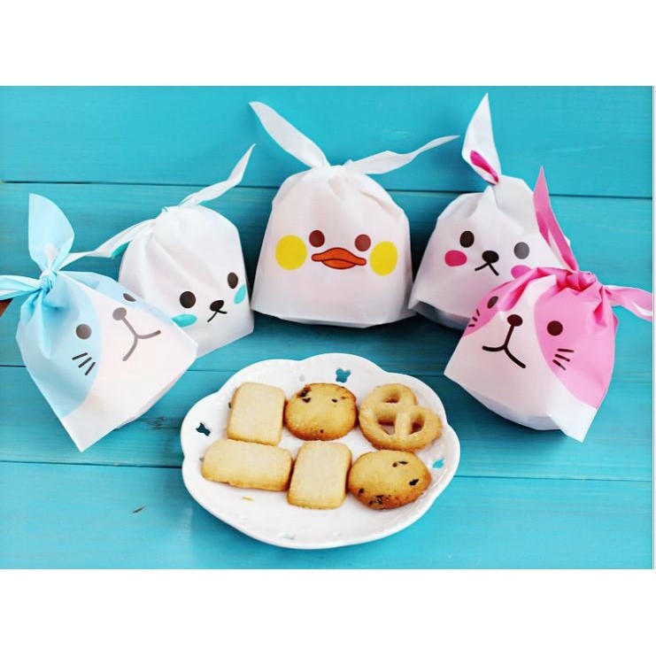 50pcs 22x13.5cm Cute Bunny Cookies Bags Candy Food Biscuit Packaging Soft Bag Candy Gift Bags Birthday Baby(149L) - Image 5