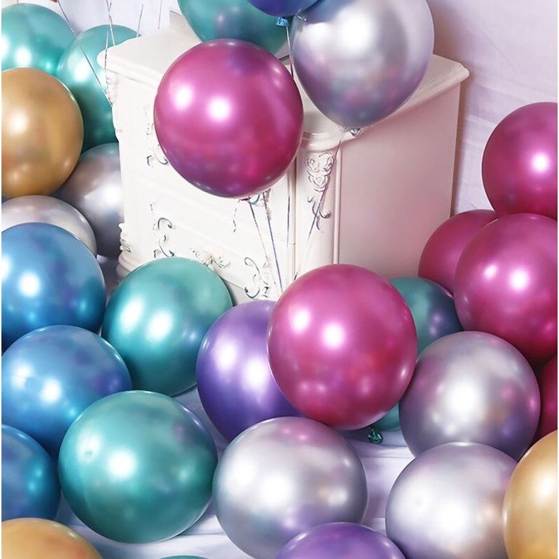 100pcs 10inch 4.5g Glossy Metal Pearl Latex Balloon Helium balloon Wedding Birthday Party decoration(599) - Image 8