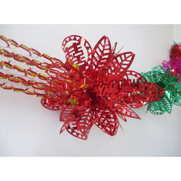 3m and 3.5m Colorful Wedding Polystrene Pull Flower Banners Party Decoration(708L) - Image 2