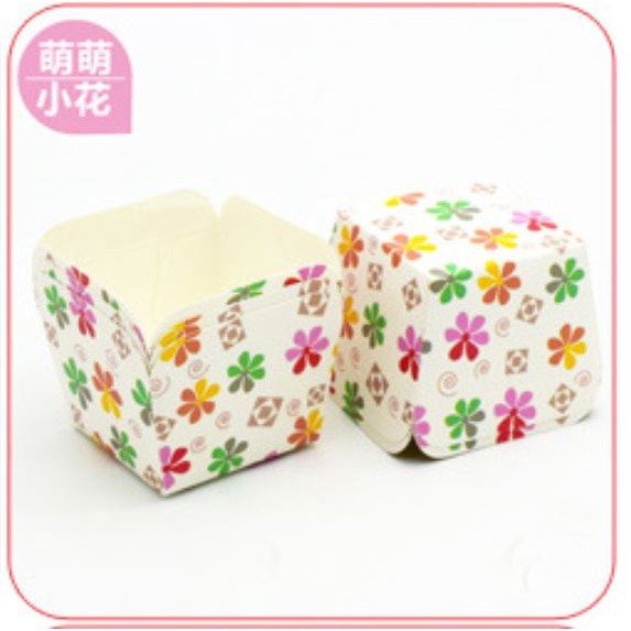 50Pcs Muffin Cup Square Cupcake Paper Cup Mold Medium Cake Wrapper Paper For Wedding Party Dessert Cupcake Decor(1478L) - Image 18
