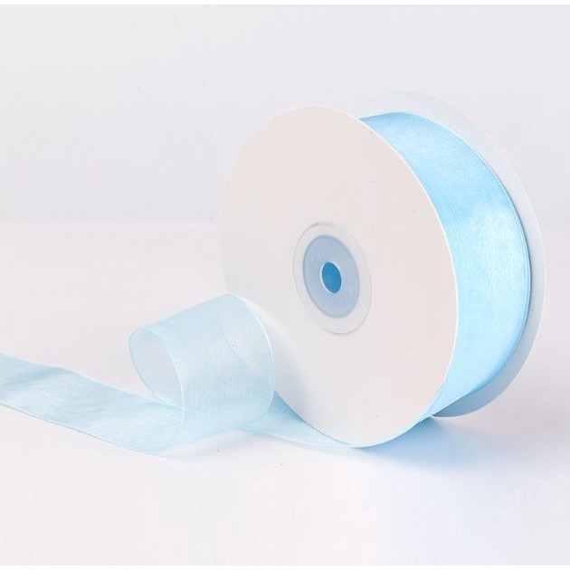 1Yard 4cm Sheer Chiffon Ribbon Organza Satin Ribbons For Gift Wrapping Bow Wedding Bouquets Party Decor Ribbon(2108L) - Image 9