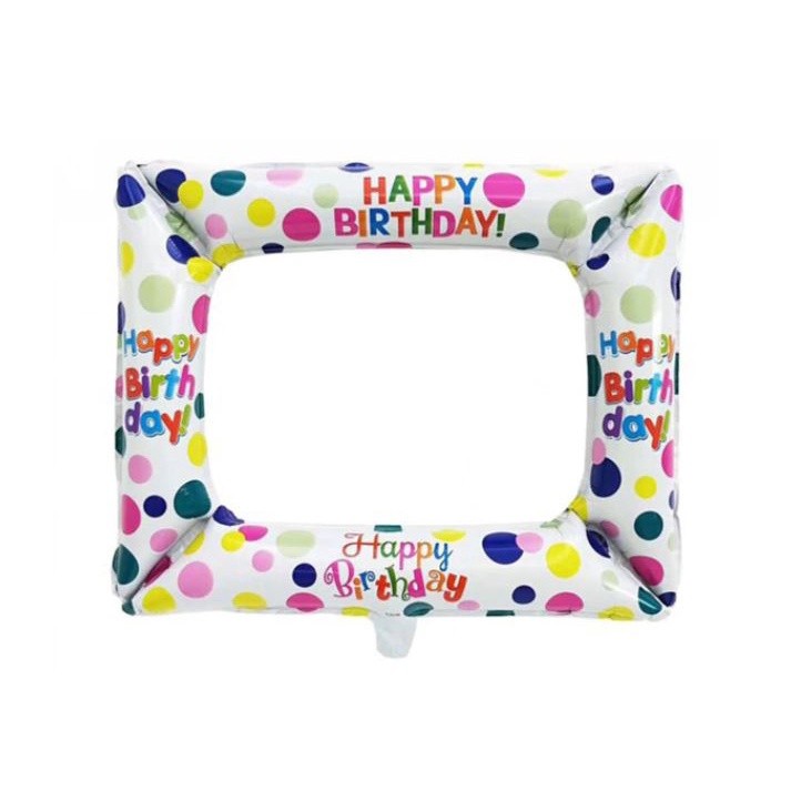 Explosive family photo frame balloon birthday party decoration aluminum film balloon scene decoration props(1579L) - Image 6