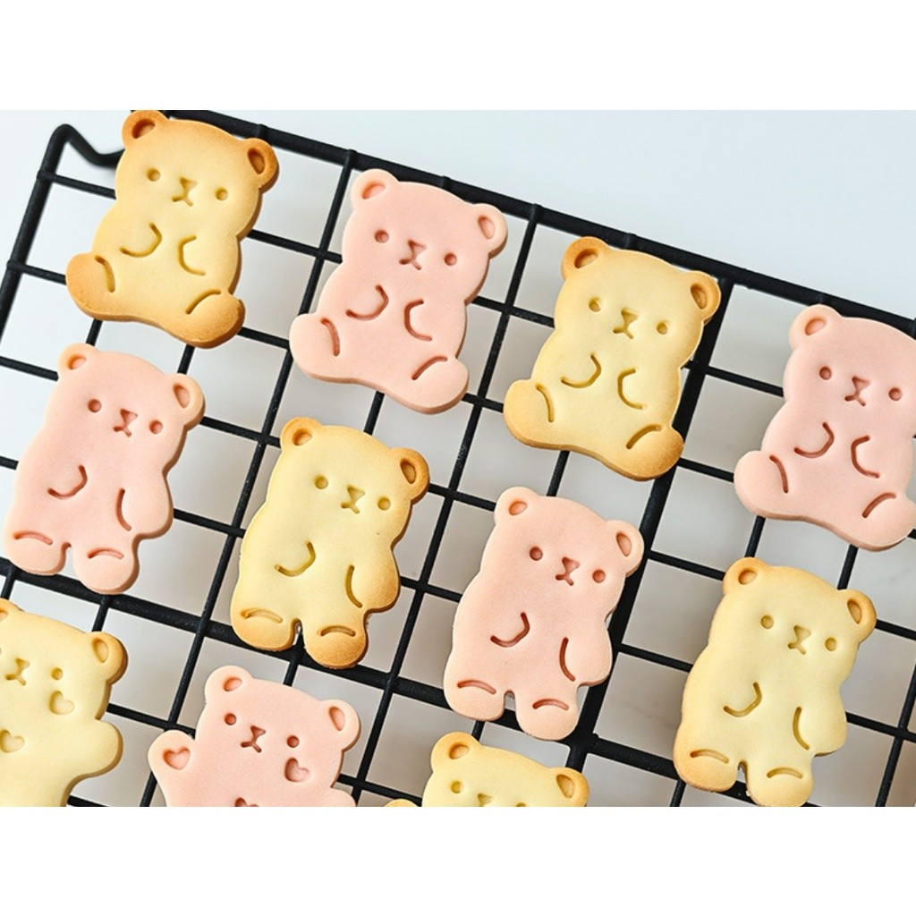 Bear Pattern Cookie Cutter Valentine's Day Love Bear Animal Shape Biscuit Mold Hand Pressure Fondant 韩式卡通动物(2253L) - Image 9