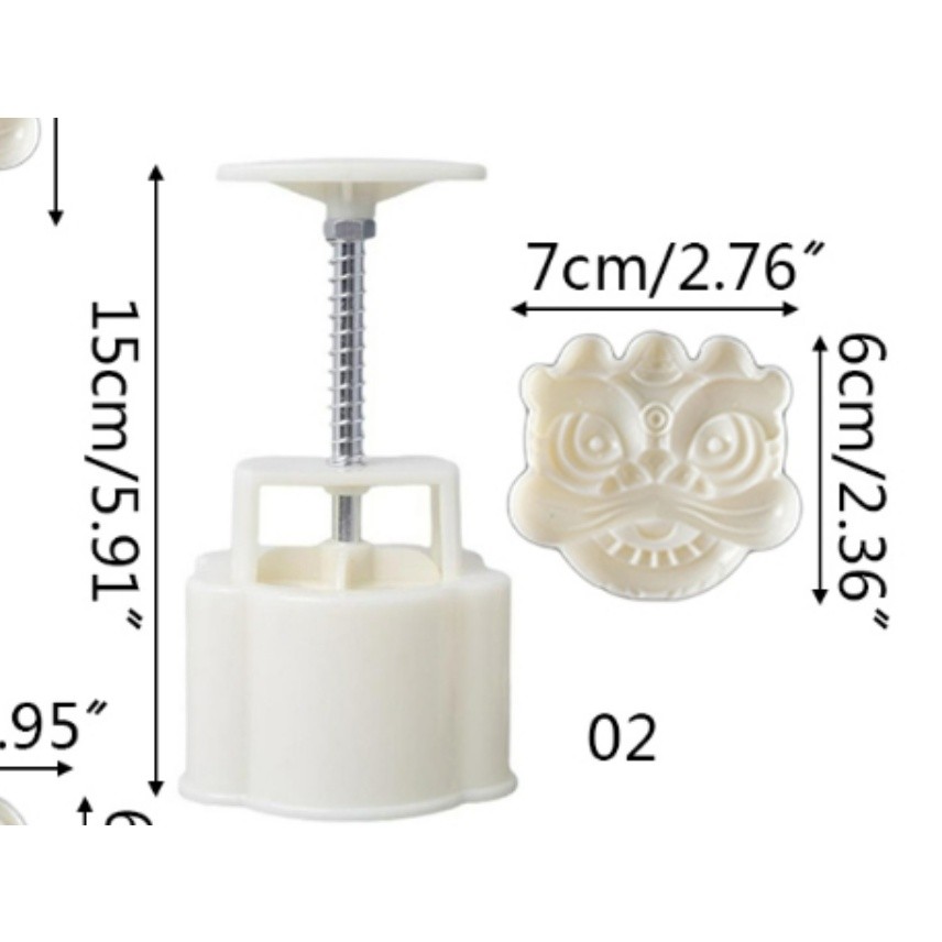 25g/75g 3D Mooncake Mold National Tide Style Lion Patterns comal para tortillas Molds Press Cookie Mould 醒狮月饼模具(2202L) - Image 9