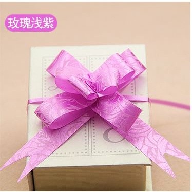 10pcs 12# Christmas Handmade DIY Pre Tied Satin Mini Ribbon (Rose) Gift Package Bow Wedding Crafts Accessories(227L) - Image 11