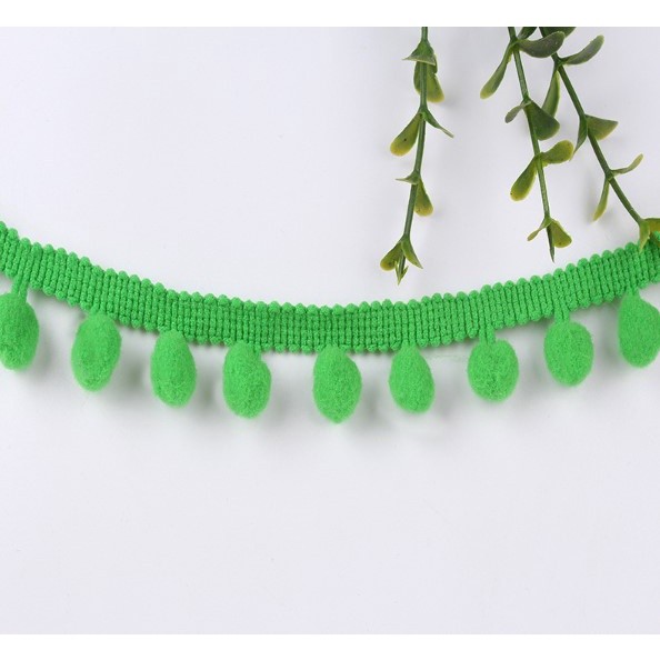 1Yard Pom Pom Trim Ball 12mm Handmade DIY MINI Pearl Pompom Fringe Ribbon Sewing Lace Kintted Fabric毛球花边(2031L) - Image 19