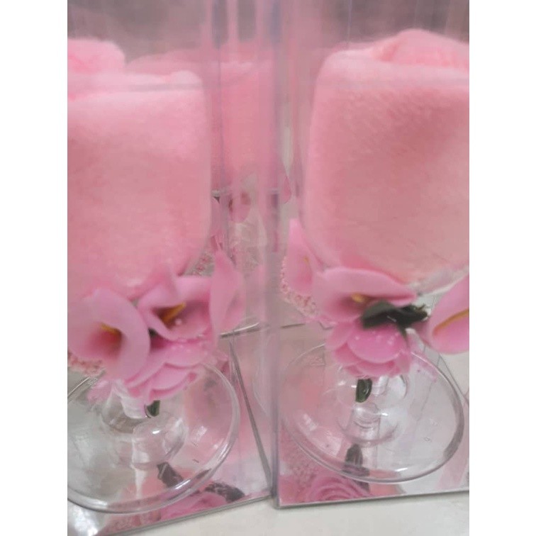 READY IN STOCK Goblet Towel 5 Colors Hand Towel Washcloth Wedding Party Gifts Drop Ship Support(230L) - Image 4