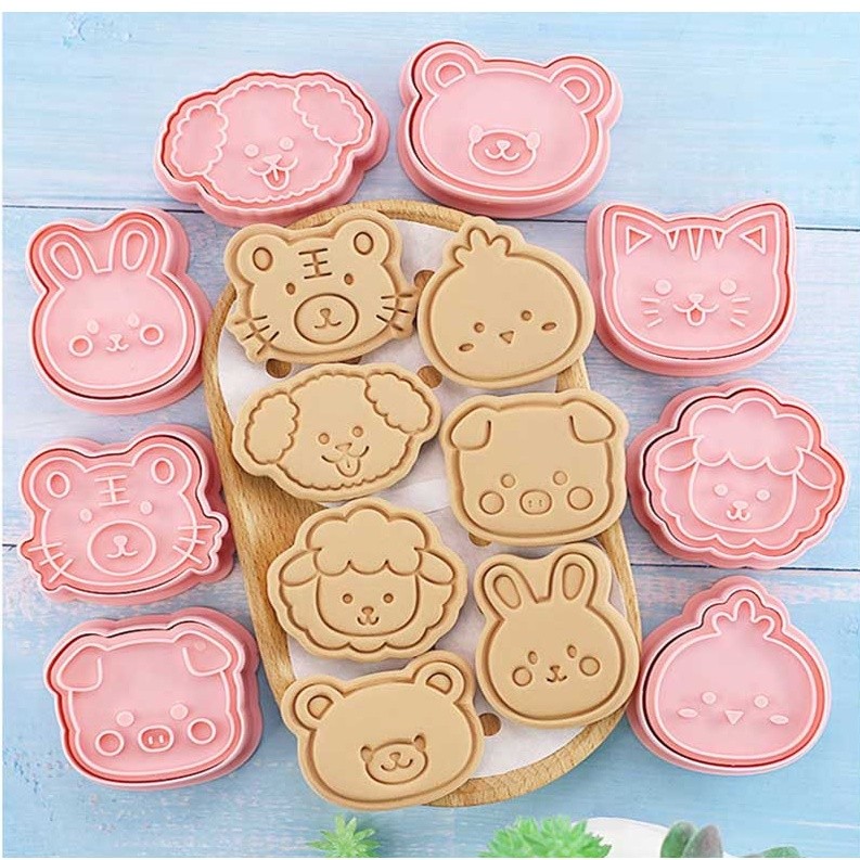 Mini Frame Sweets Anime Molds Dog Mold Cookie Stamps Cutters Pastry Cutter Baking Accessories Tools Kitchen饼干模具(2208L) - Image 5