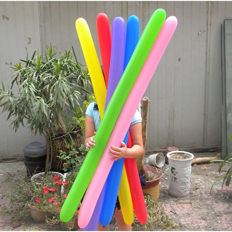 2Pcs 360 Long Magic Balloon Weaving Balloon DIY Birthday Party Decoration Balloon Color Wedding Ceremony Decor(872L) - Image 2