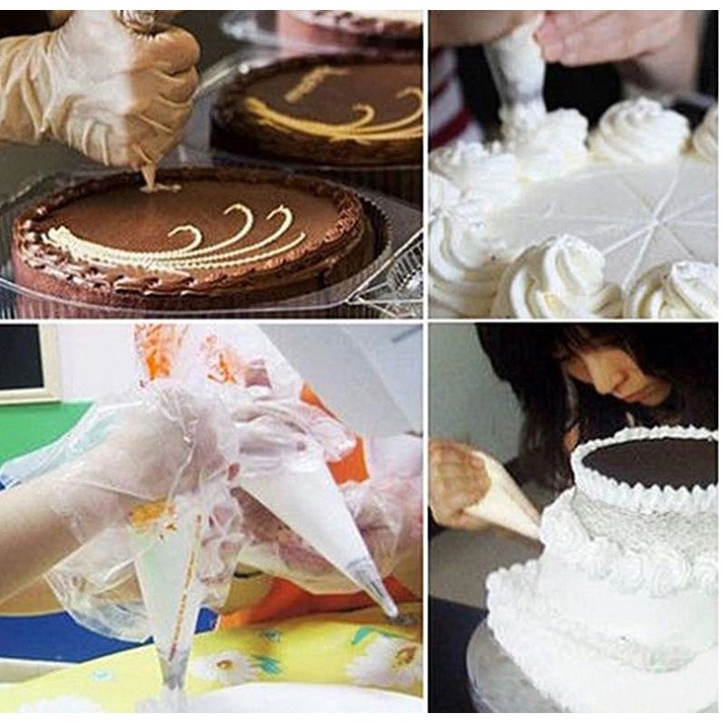 50/100 PCS Baking Decorating Bag For Baking Cake Tool Disposable Piping Bag Icing Nozzle Fondant Cake (1271L) - Image 9