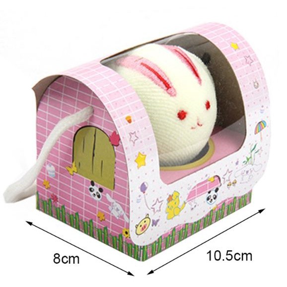 1pcs Cute Animal Compressed Travel Towels Set Gift Set with Embroidery Cotton Pig Towels Bath Set Couple Wear(188L) - Image 2